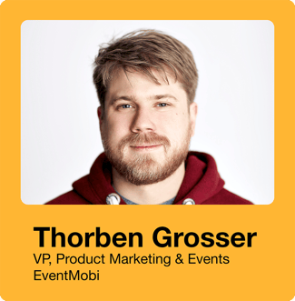 Image: Thorben Grosser, the Vice President of Product Maketing and Events at EventMobi